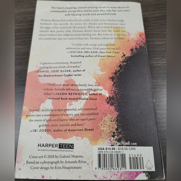 The Poet X, by Elizabeth Acevedo. Paperback. New - Picture 2 of 2